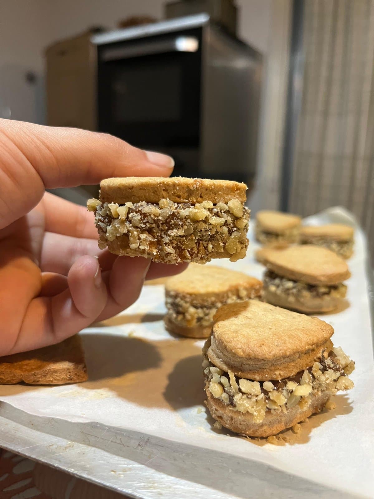 Alfajor de nuez 1/4