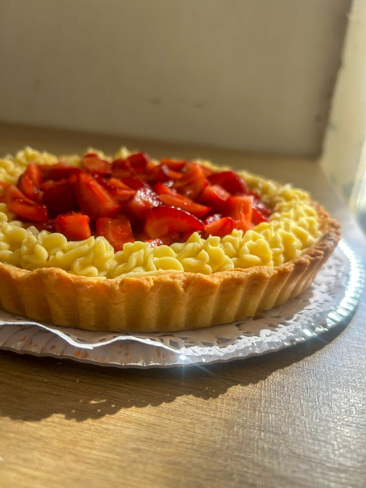 Tarta de pastelera y frutilla (24cm) - Imagen 1